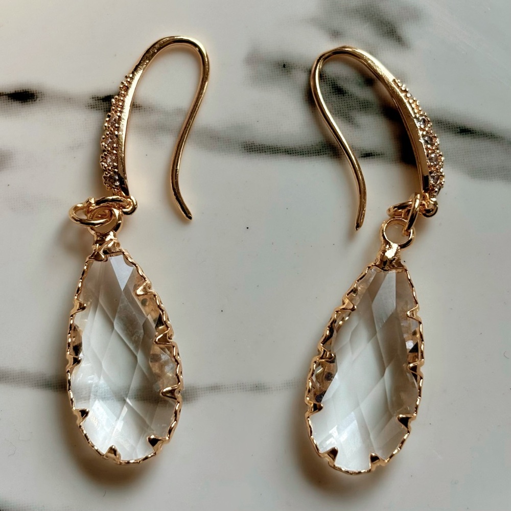 Crystal Dangle Earrings